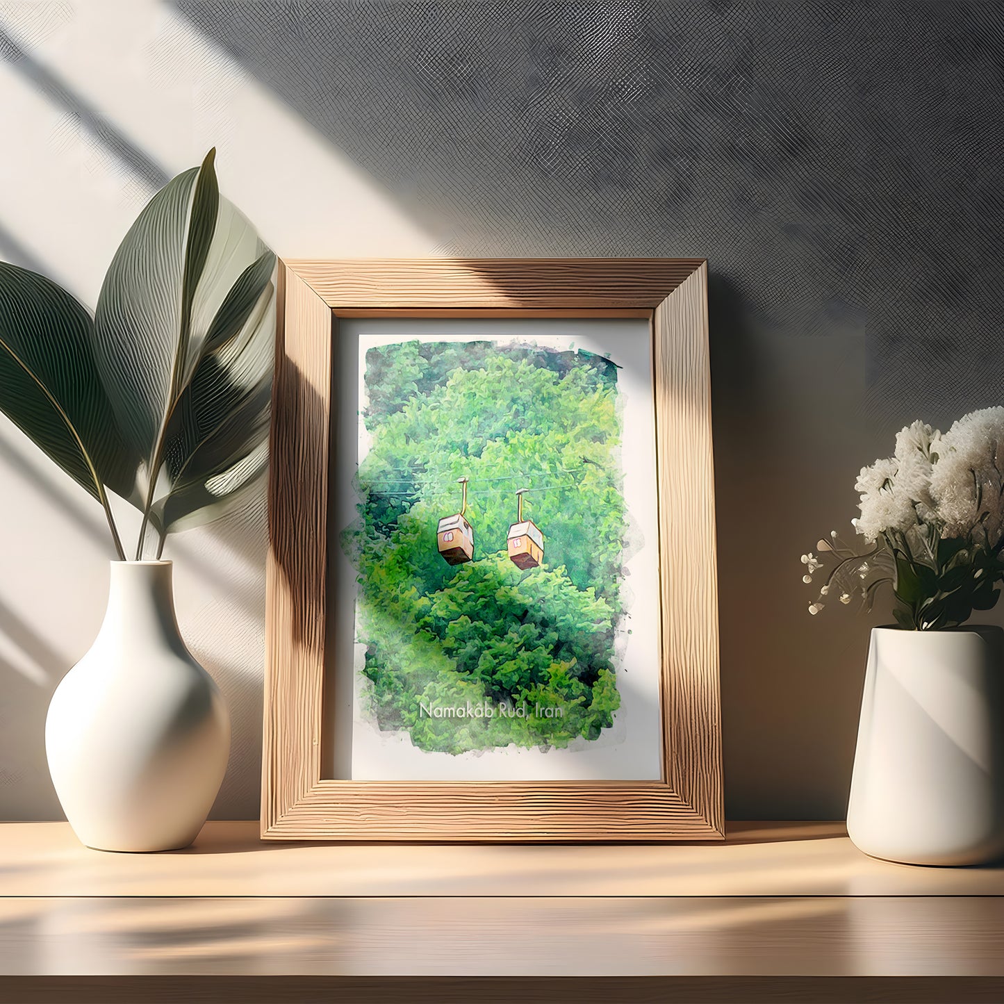 Namakab Rud Gondola, Iran, Art Print | 8×10 | Made in Canada - PhiloPerse