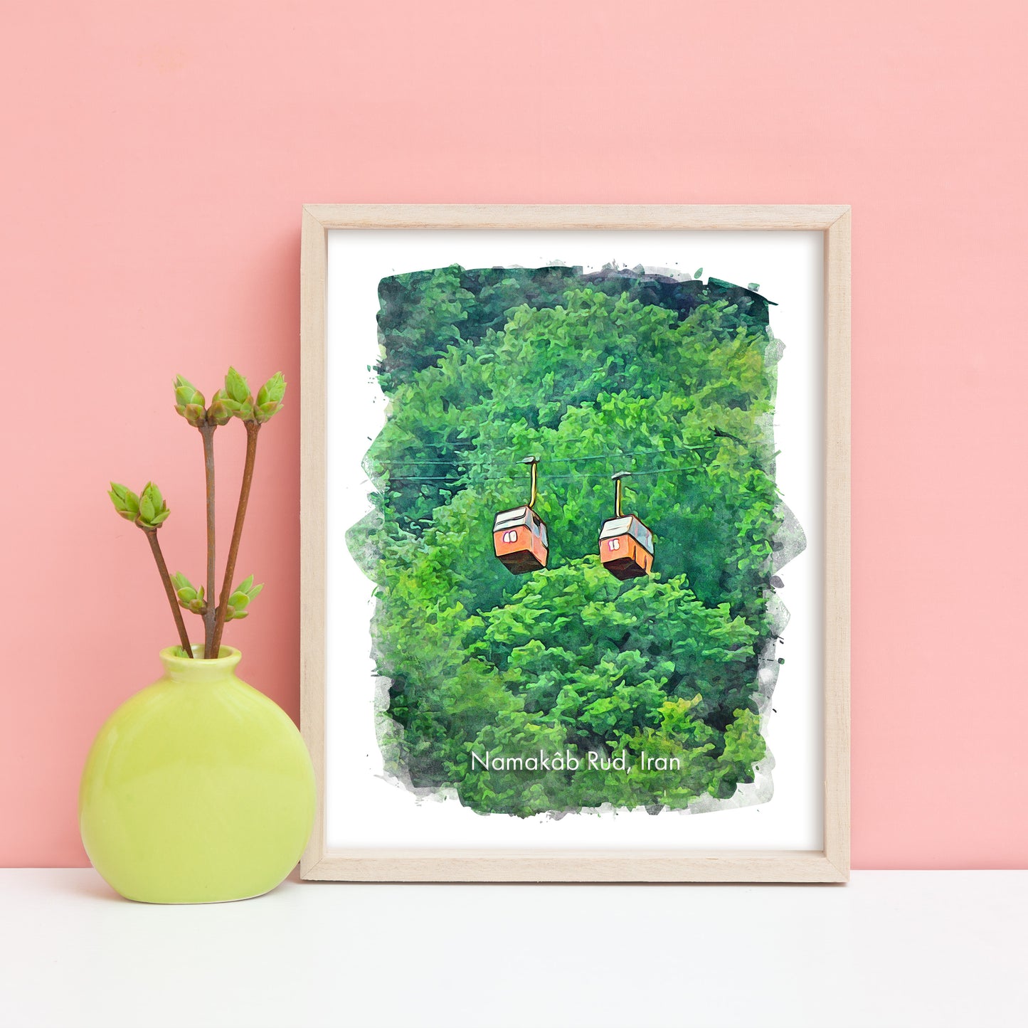 Namakab Rud Gondola, Iran, Art Print | 8×10 | Made in Canada - PhiloPerse