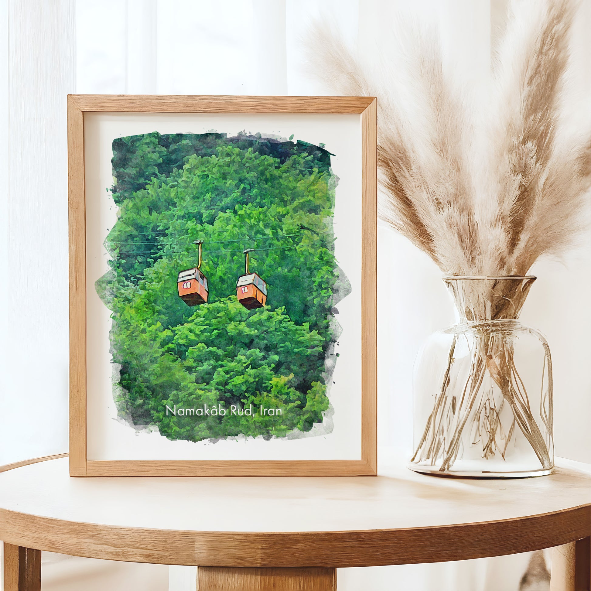 Namakab Rud Gondola, Iran, Art Print | 8×10 | Made in Canada - PhiloPerse