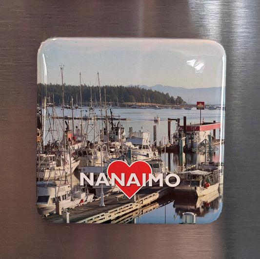 Nanaimo British Columbia Magnet | Nanaimo Bar Capital of Canada | 2x2 | Made in Canada - PhiloPerse