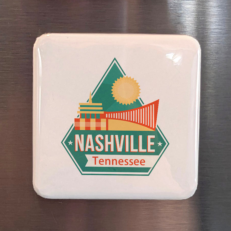 Nashville Tennessee Magnet | Ryman Auditorium | 2×2 | Made in Canada - PhiloPerse