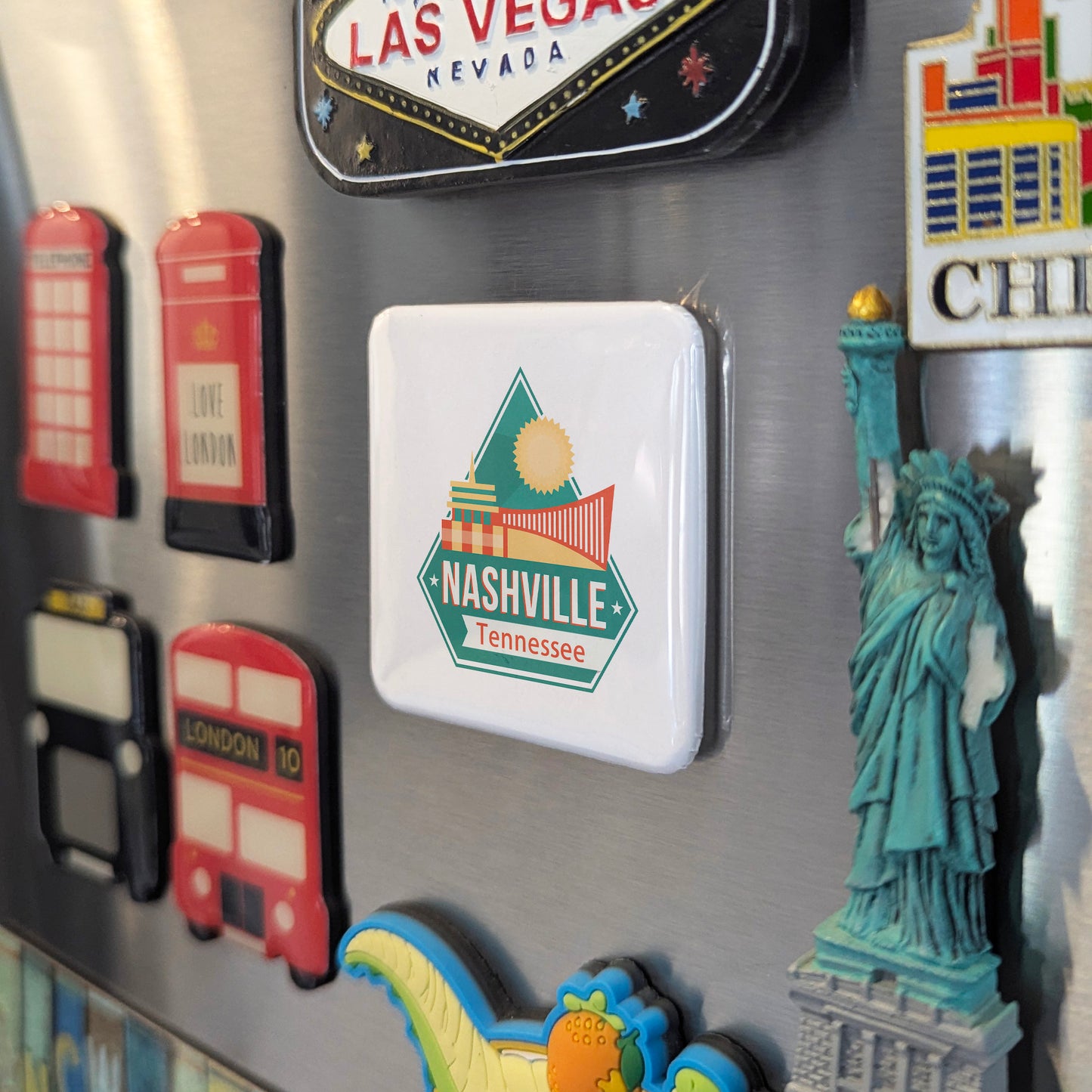 Nashville Tennessee Magnet | Ryman Auditorium | 2×2 | Made in Canada - PhiloPerse