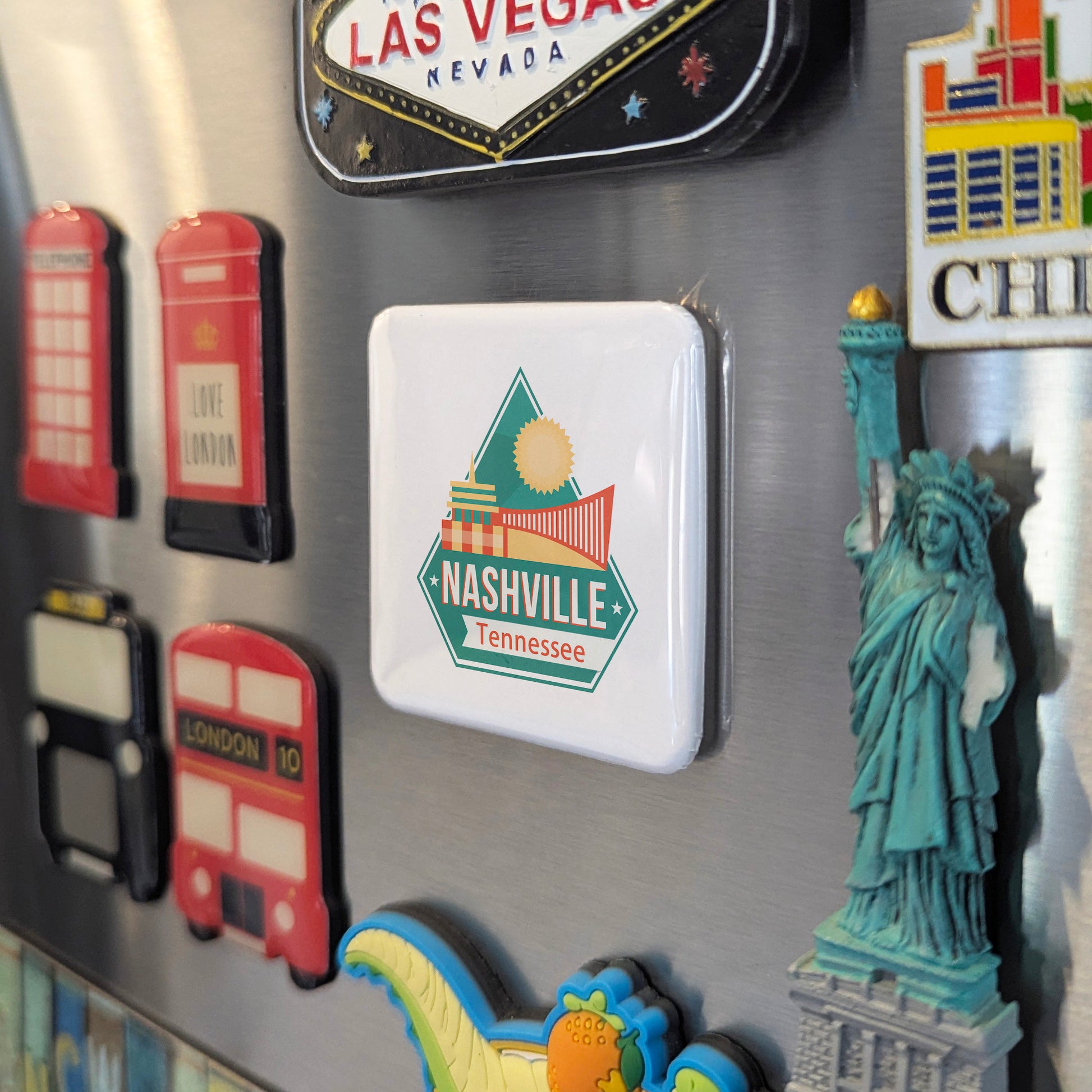 Nashville Tennessee Magnet | Ryman Auditorium | 2×2 | Made in Canada - PhiloPerse