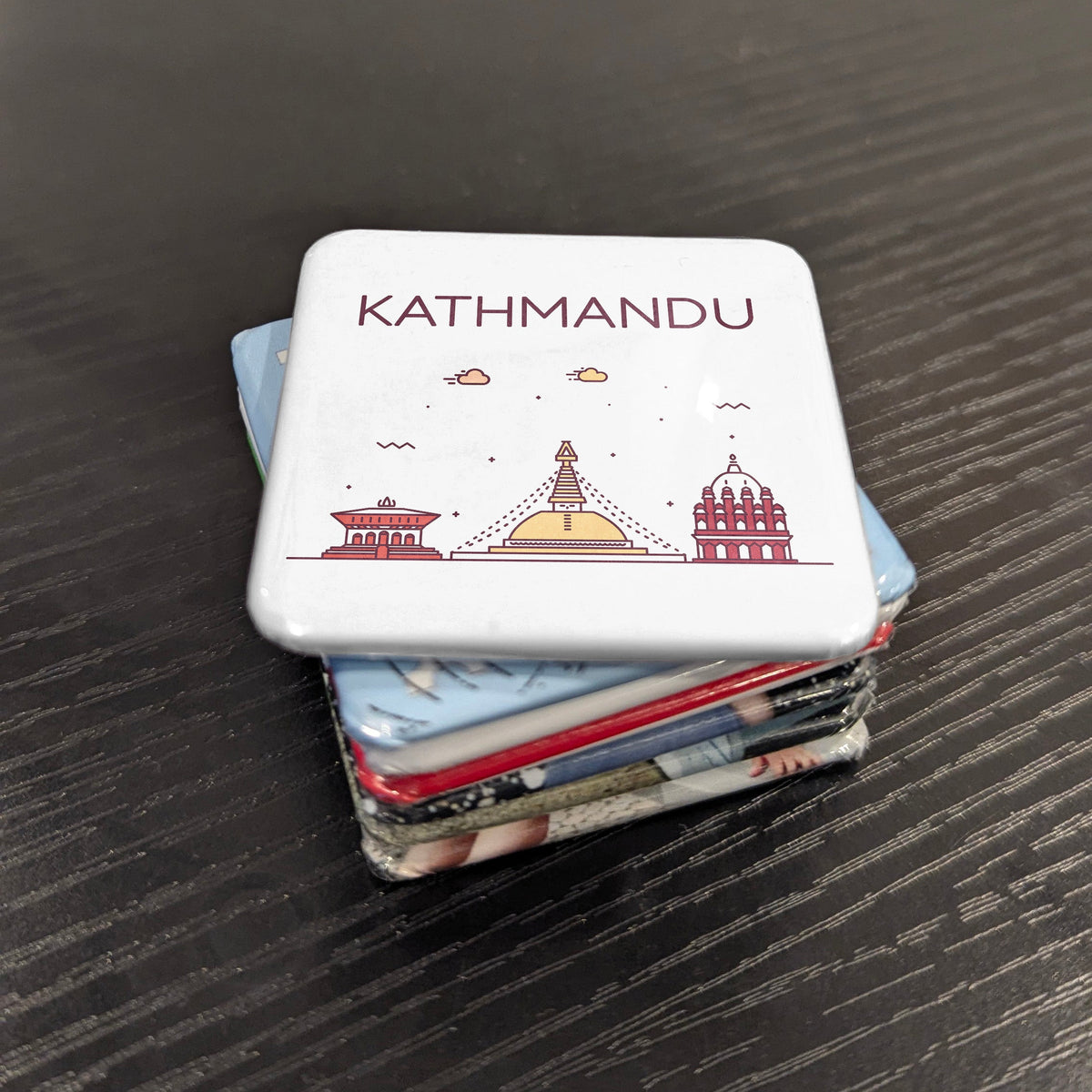 Kathmandu Nepal Asia Magnet | Gateway to the Himalayas in the Valley of Temples | 2x2 | Made in Canada