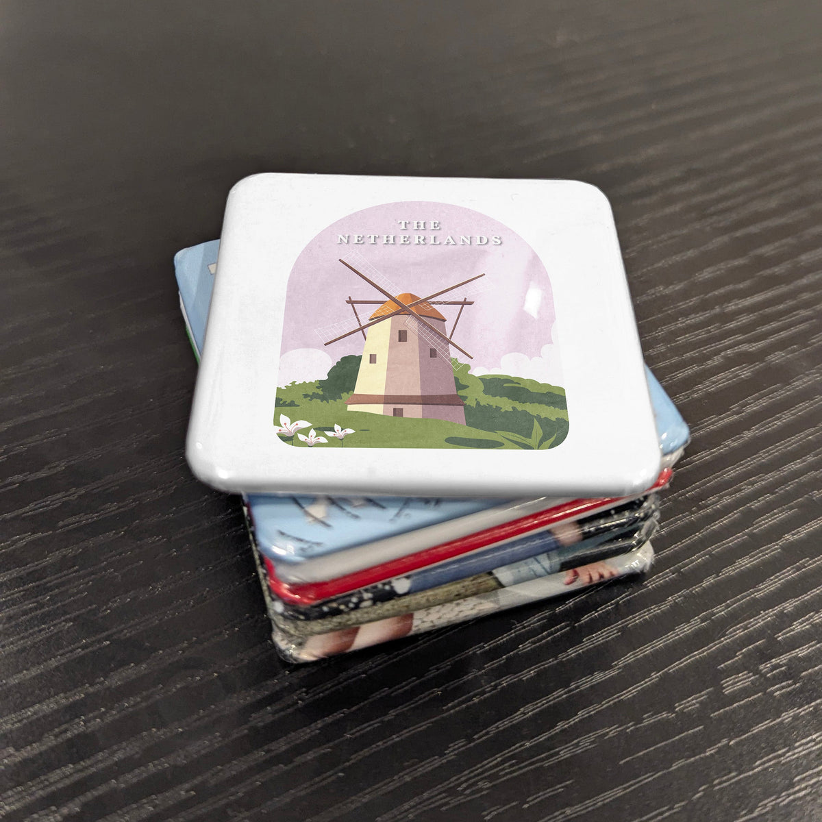 Netherlands Magnet | Land of Windmills, Tulips, and the Golden Age of the Lowlands | 2x2 | Made in Canada