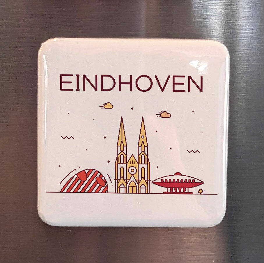 Eindhoven Netherlands Magnet | City of Light and Design Capital of the Brabant | 2x2 | Made in Canada