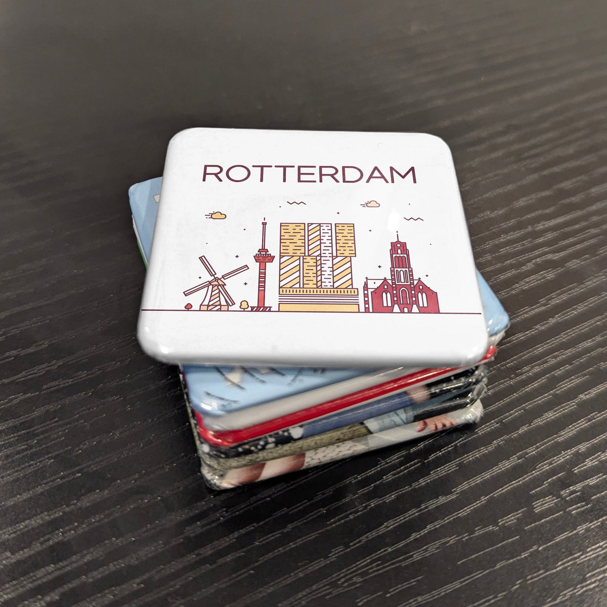 Rotterdam Netherlands Magnet | Gateway to Europe and Port City of the Maas | 2x2 | Made in Canada