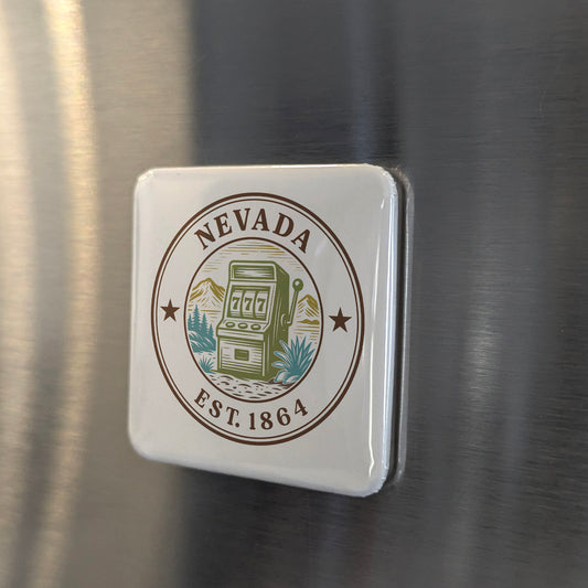 Nevada Magnet | The Silver State | 2×2 | Made in Canada - PhiloPerse