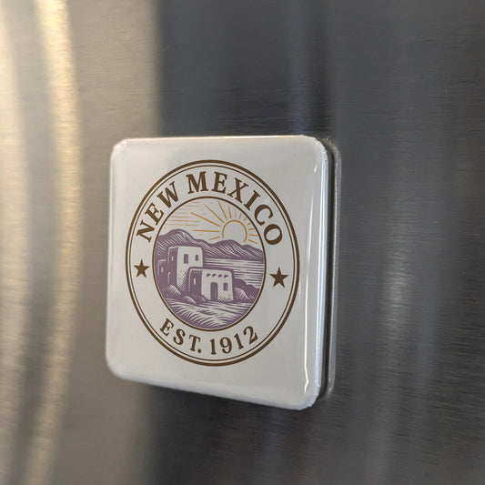 New Mexico Magnet | The Land of Enchantment | 2×2 | Made in Canada - PhiloPerse