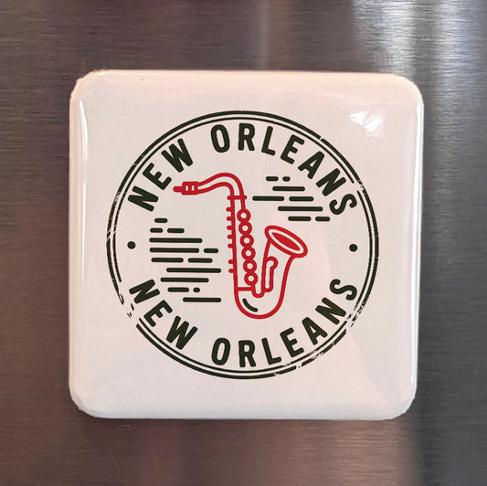 New Orleans Louisiana Magnet | Jazz Capital | 2x2 | Made in Canada - PhiloPerse