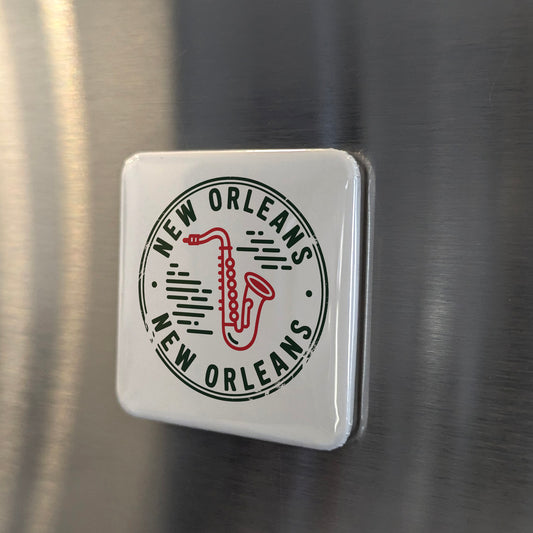 New Orleans Louisiana Magnet | Jazz Capital | 2x2 | Made in Canada - PhiloPerse