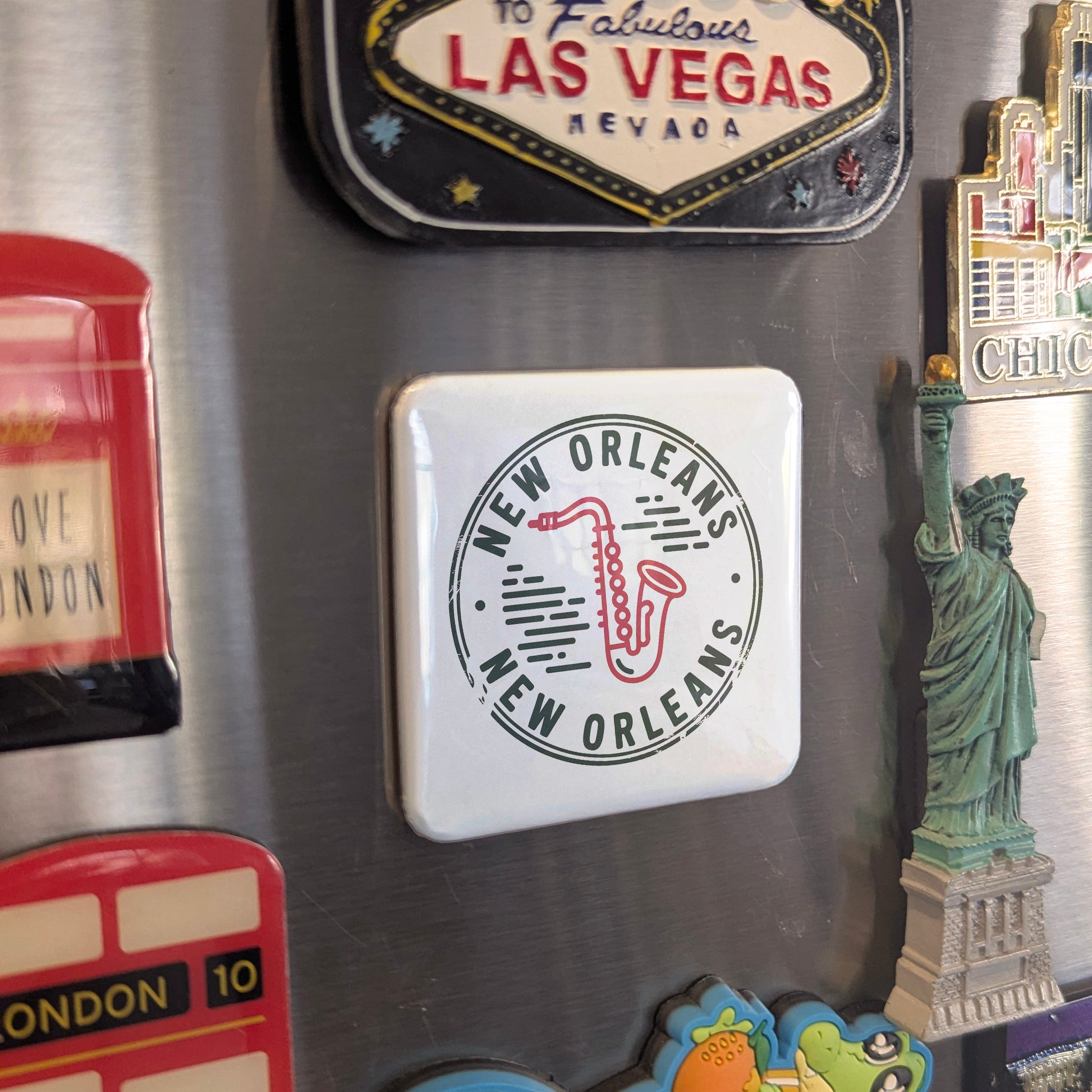 New Orleans Louisiana Magnet | Jazz Capital | 2×2 | Made in Canada - PhiloPerse