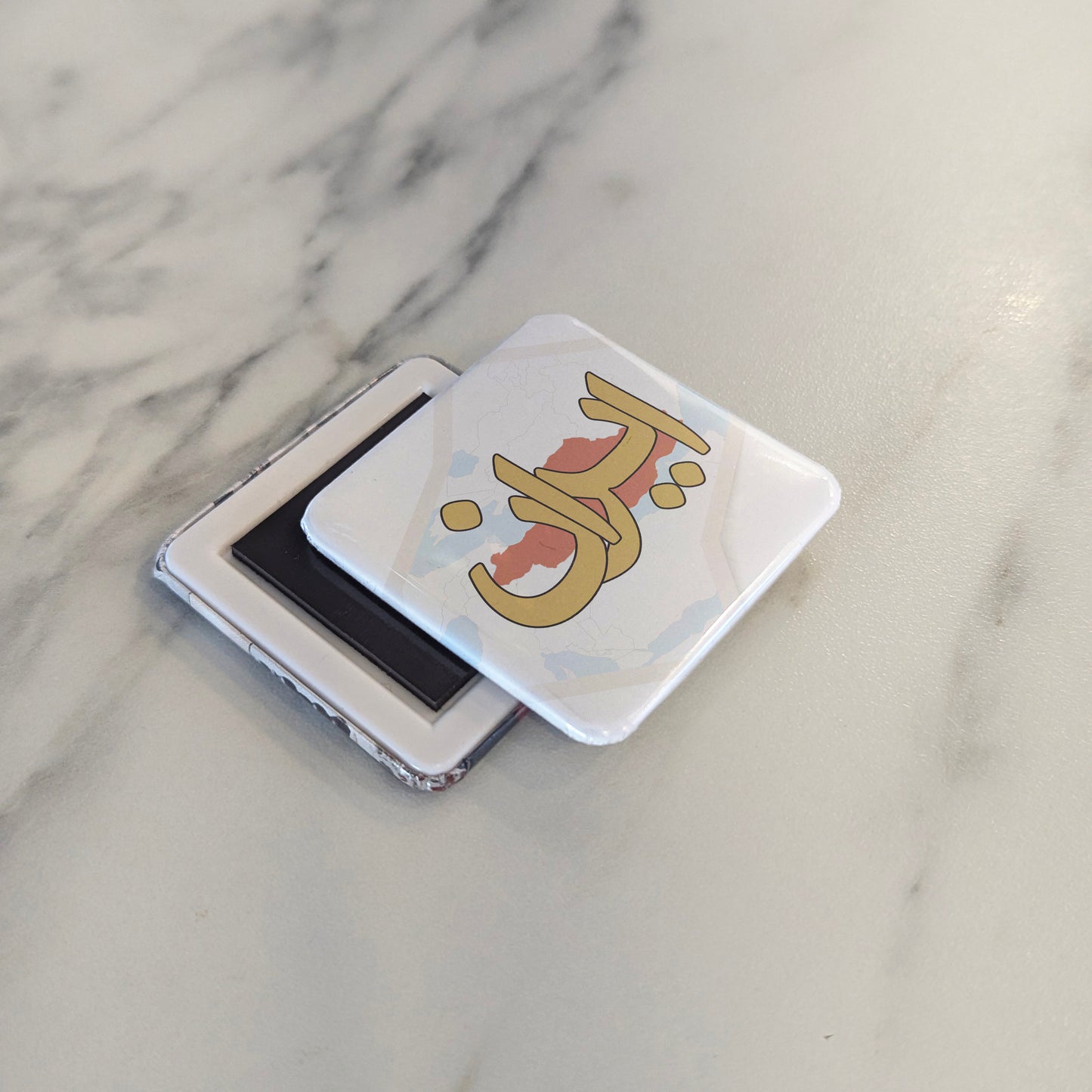 I R A N Typography Fridge Magnet - PhiloPerse