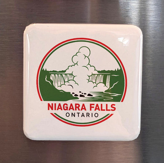 Niagara Falls Ontario Magnet | Horseshoe Falls of the Great Lakes | 2x2 | Made in Canada - PhiloPerse