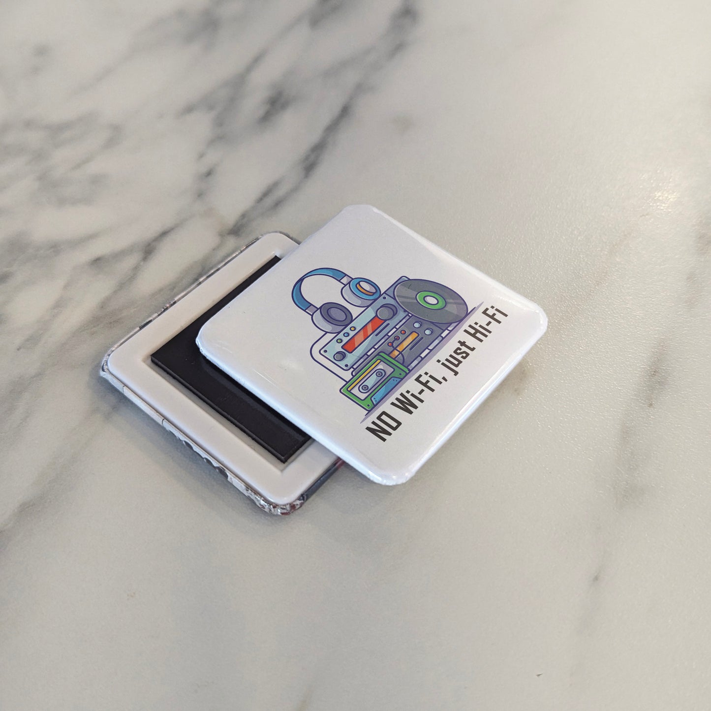 No WiFi just HiFi Fridge Magnet - PhiloPerse