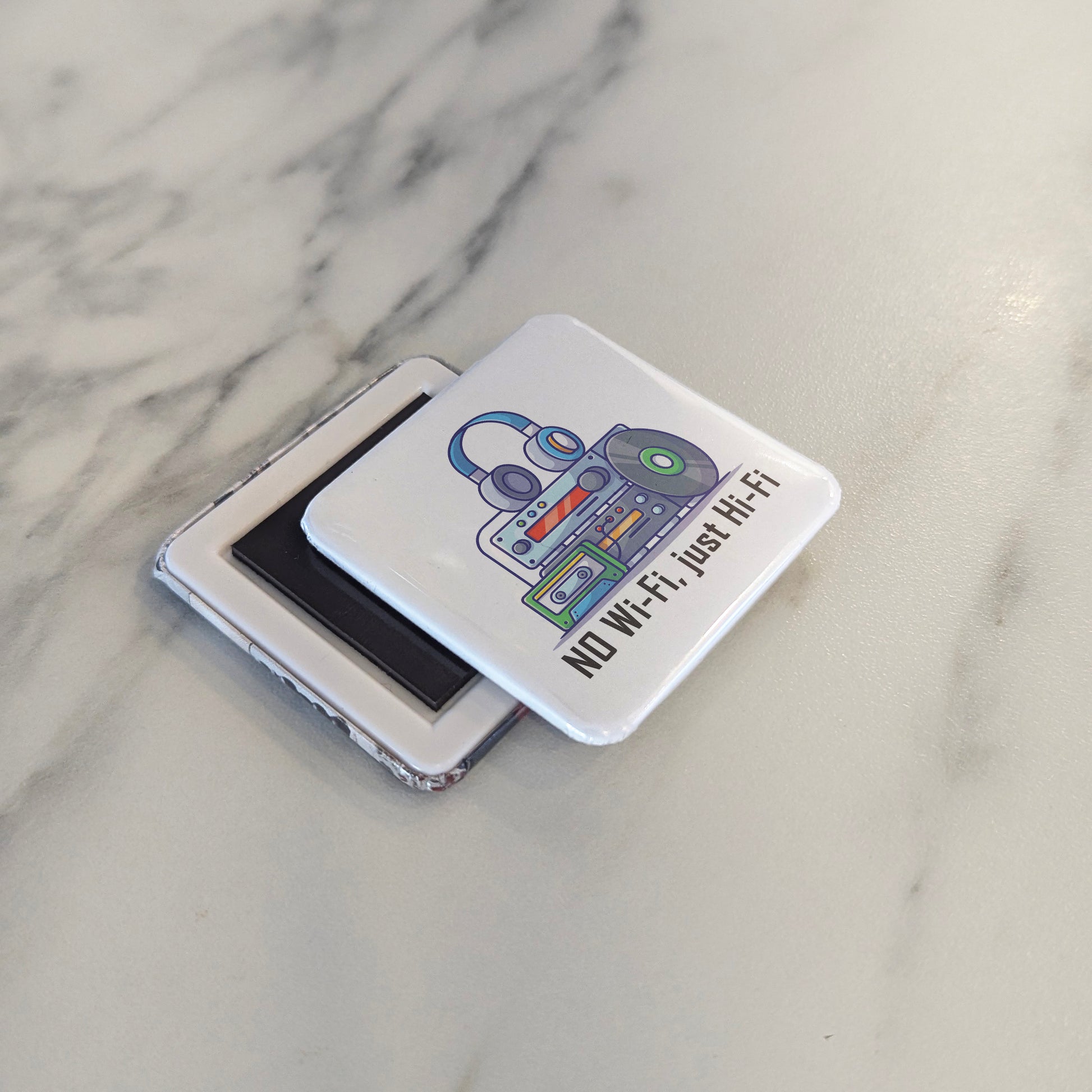 No WiFi just HiFi Fridge Magnet - PhiloPerse