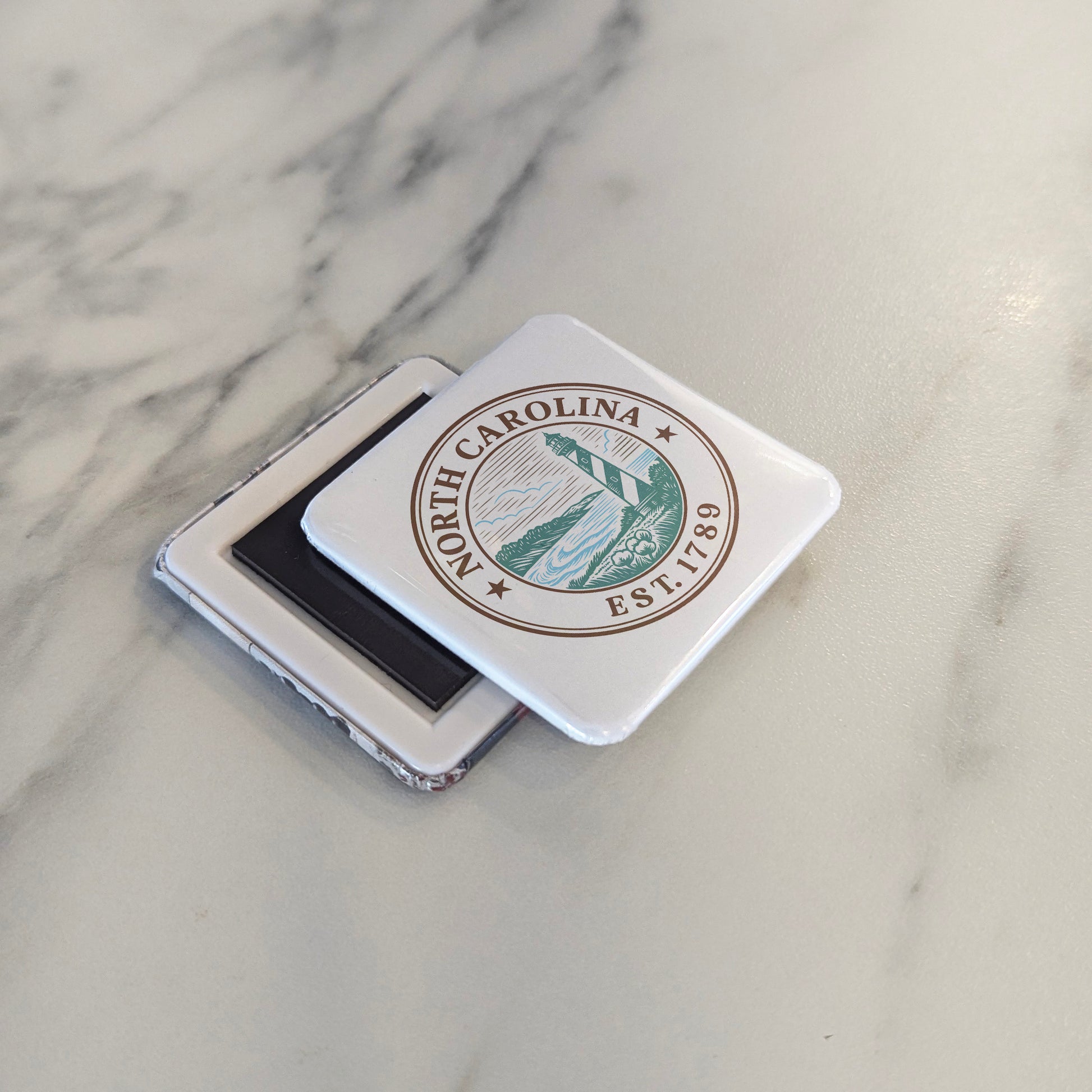 North Carolina Magnet | The Tar Heel State | 2×2 | Made in Canada - PhiloPerse
