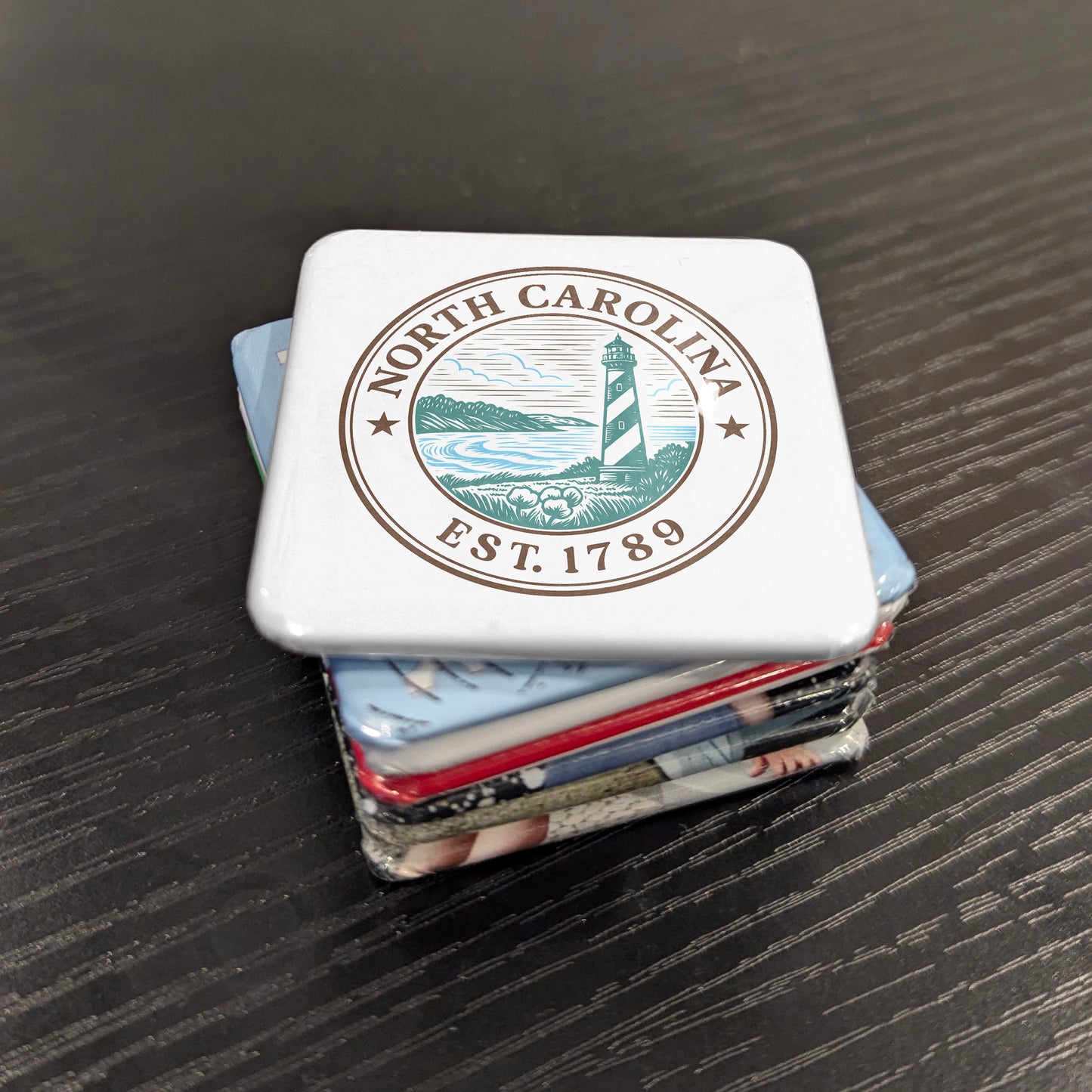 North Carolina Magnet | The Tar Heel State | 2×2 | Made in Canada - PhiloPerse