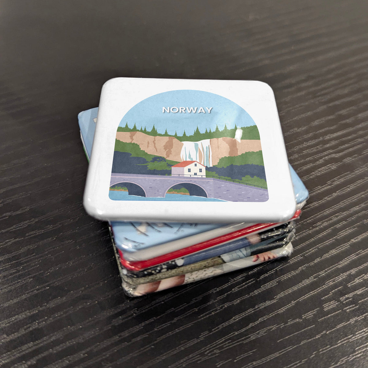 Norway Magnet | Land of the Midnight Sun, Fjords, and the Viking North | 2x2 | Made in Canada