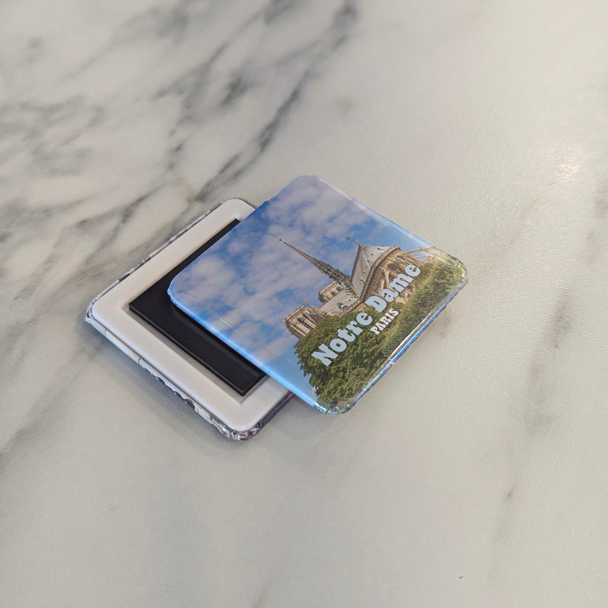 Notre Dame Skyline in Paris Fridge Magnet - PhiloPerse