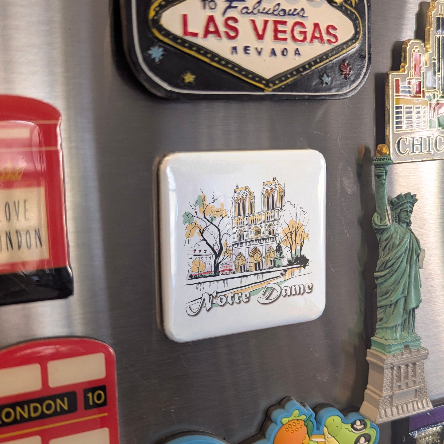 Notre Dame in Paris Fridge Magnet - PhiloPerse