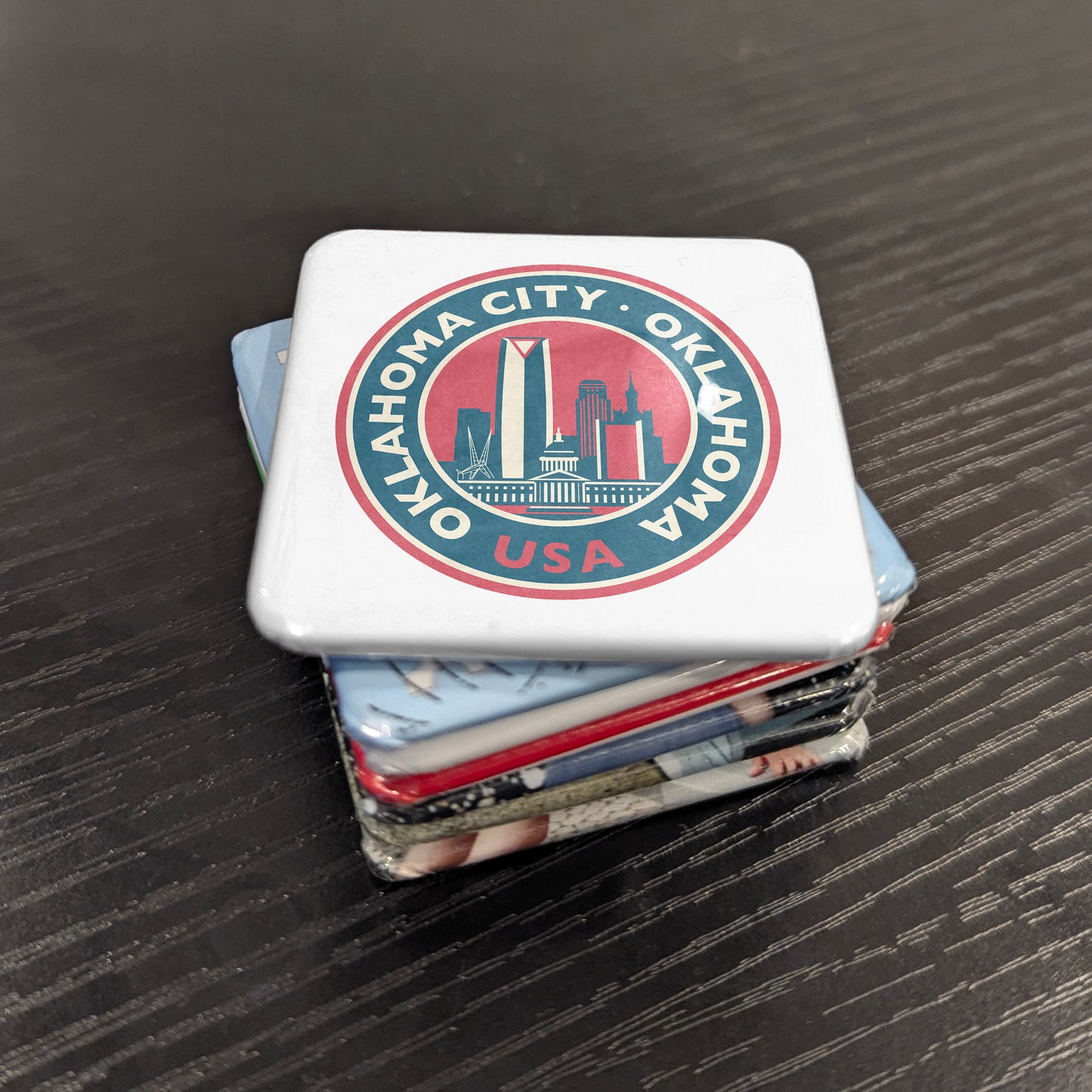 Oklahoma City Oklahoma Magnet | Sooner City | 2×2 | Made in Canada - PhiloPerse