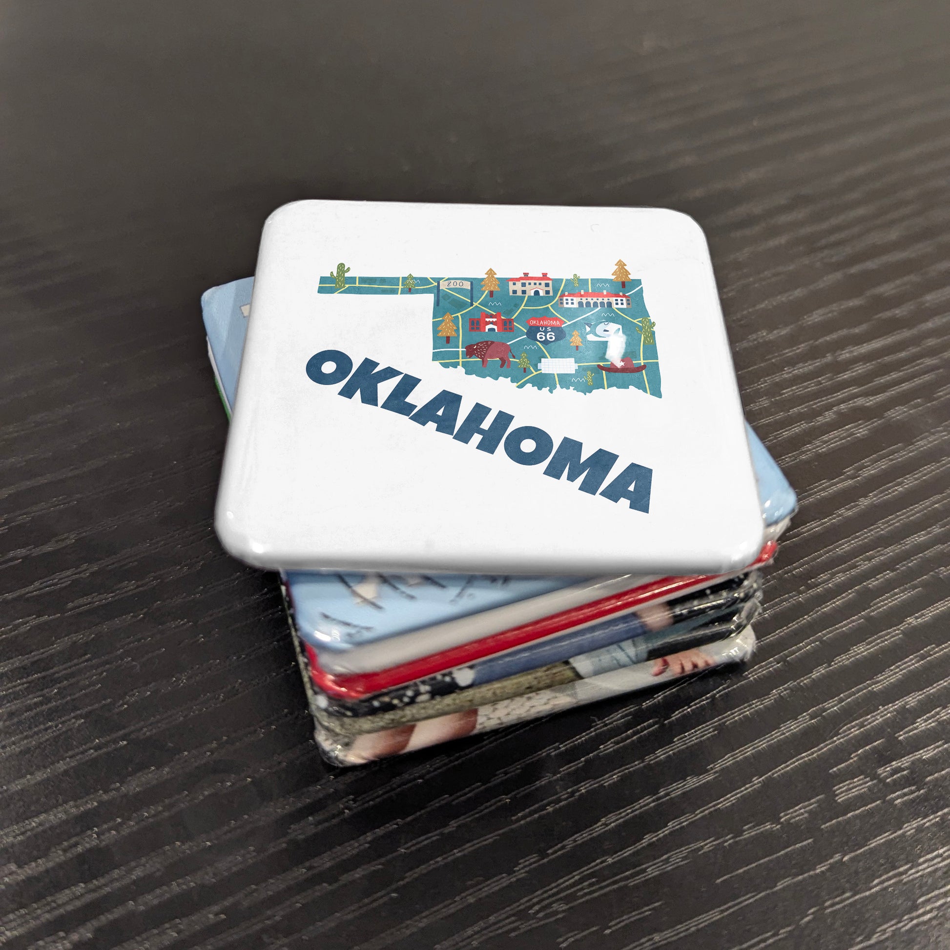 Oklahoma State Magnet | The Sooner State | 2×2 | Made in Canada - PhiloPerse