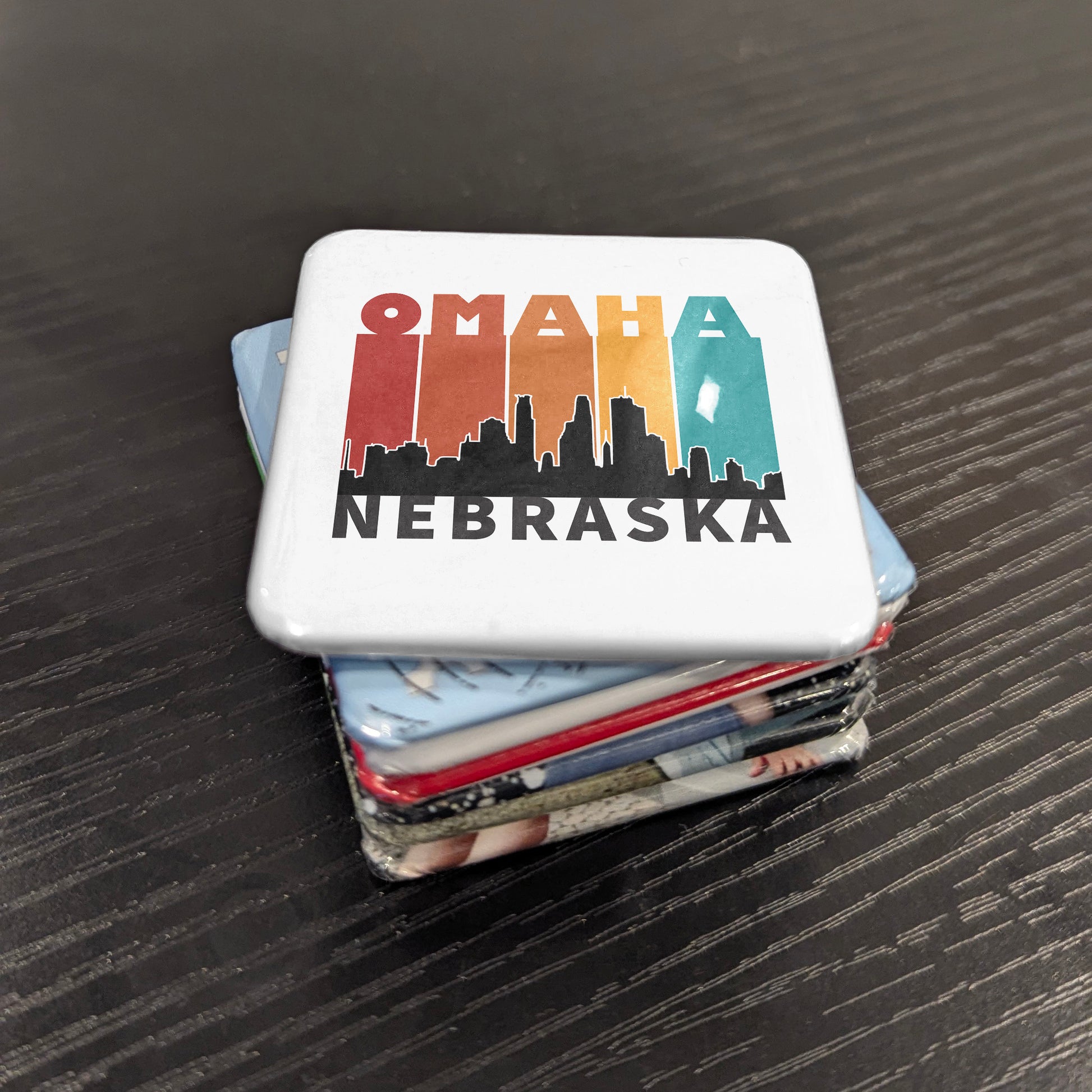 Omaha Nebraska Magnet | Gateway to the West | 2×2 | Made in Canada - PhiloPerse