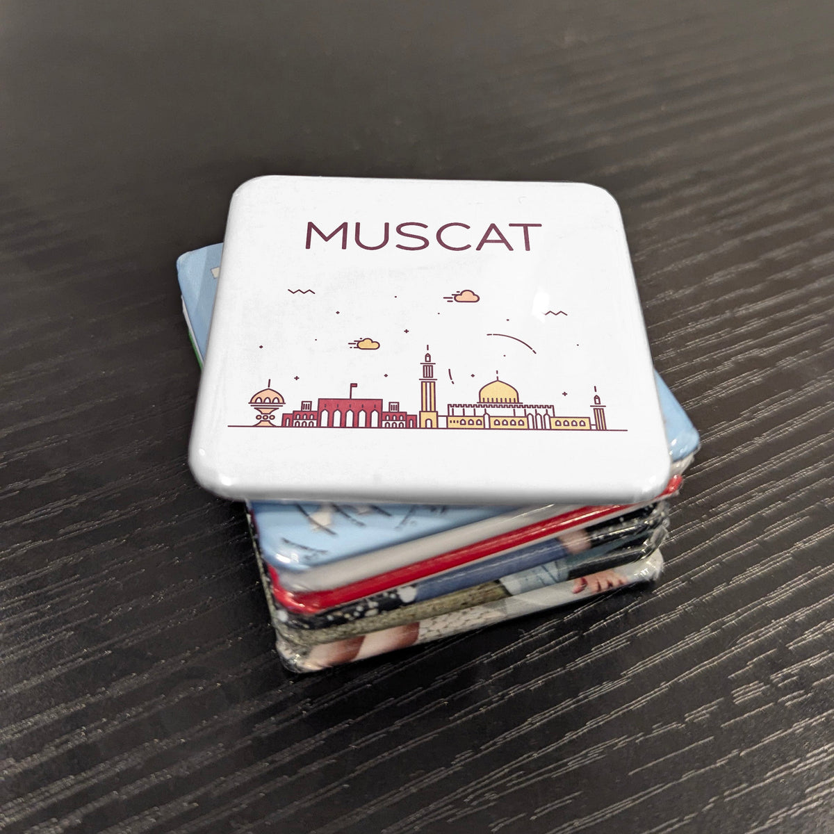 Muscat Oman Asia Magnet | Pearl of Arabia on the Gulf of Oman | 2x2 | Made in Canada