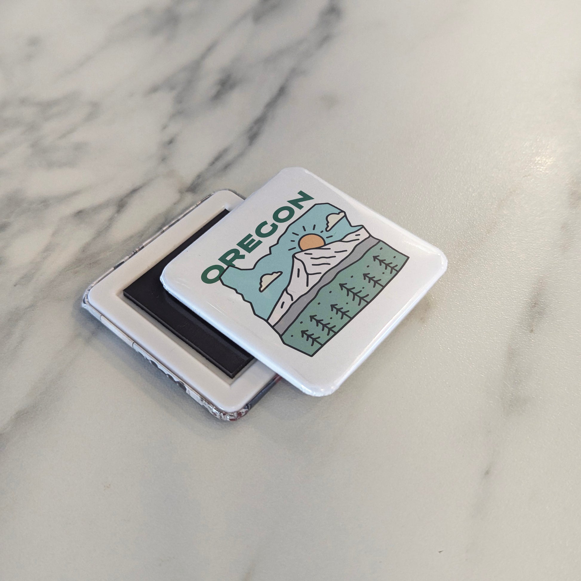 Oregon State Magnet | The Beaver State | 2×2 | Made in Canada - PhiloPerse