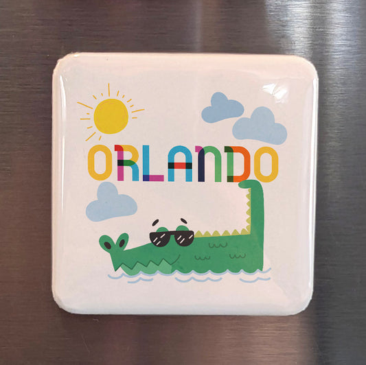 Orlando Florida Magnet | The City Beautiful | 2x2 | Made in Canada - PhiloPerse