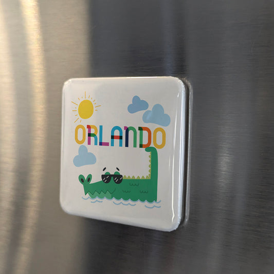 Orlando Florida Magnet | The City Beautiful | 2x2 | Made in Canada - PhiloPerse