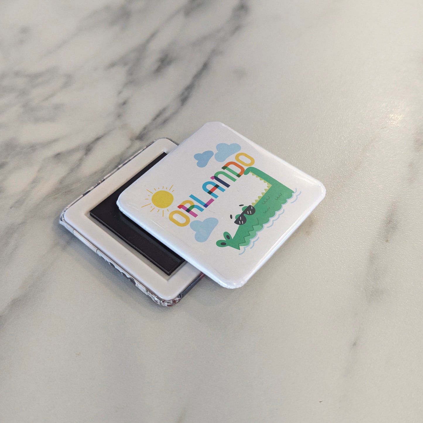 Orlando Florida Magnet | The City Beautiful | 2×2 | Made in Canada - PhiloPerse