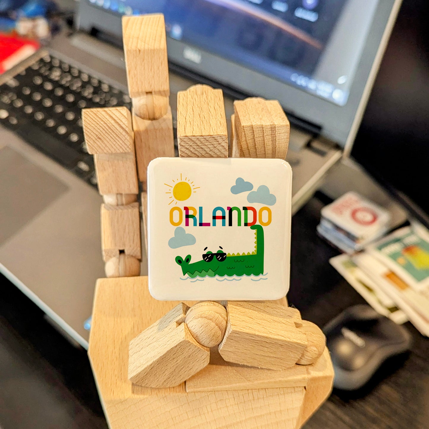 Orlando Florida Magnet | The City Beautiful | 2×2 | Made in Canada - PhiloPerse
