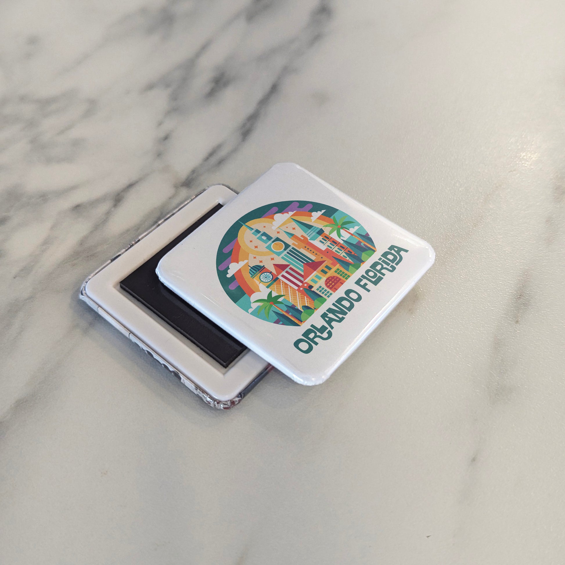 Orlando Florida Magnet | Theme Park Capital | 2×2 | Made in Canada - PhiloPerse