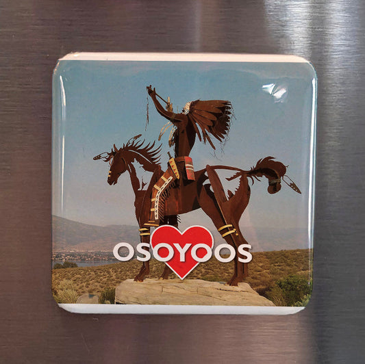 Osoyoos British Columbia Magnet | Warmest Lake Town in Canada | 2x2 | Made in Canada - PhiloPerse