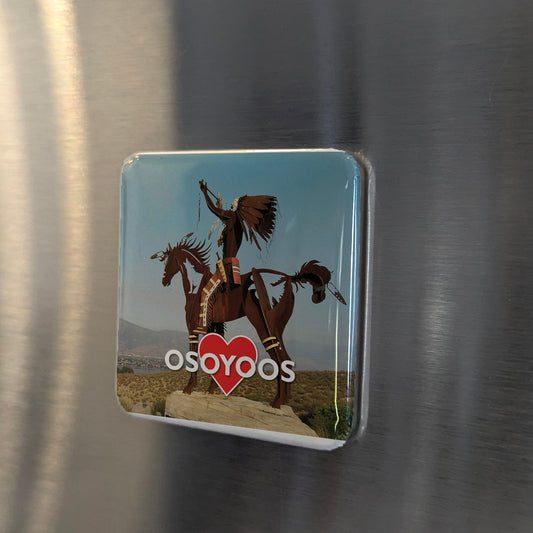 Osoyoos British Columbia Magnet | Warmest Lake Town in Canada | 2x2 | Made in Canada - PhiloPerse