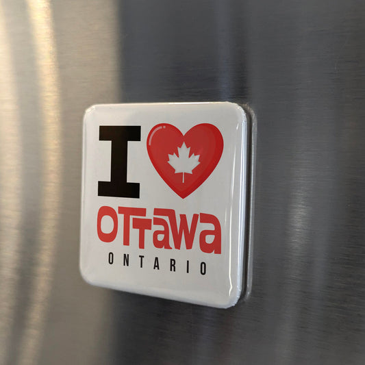 Ottawa Ontario Magnet | Parliament Hill and the Rideau | 2x2 | Made in Canada - PhiloPerse