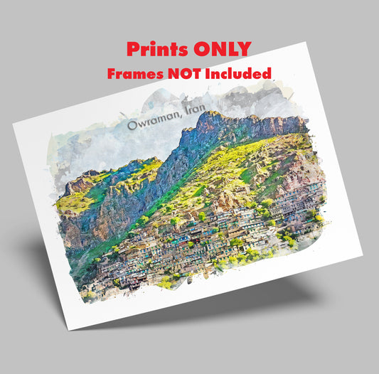 Owraman, Iran, Art Print | 8×10 | Made in Canada - PhiloPerse