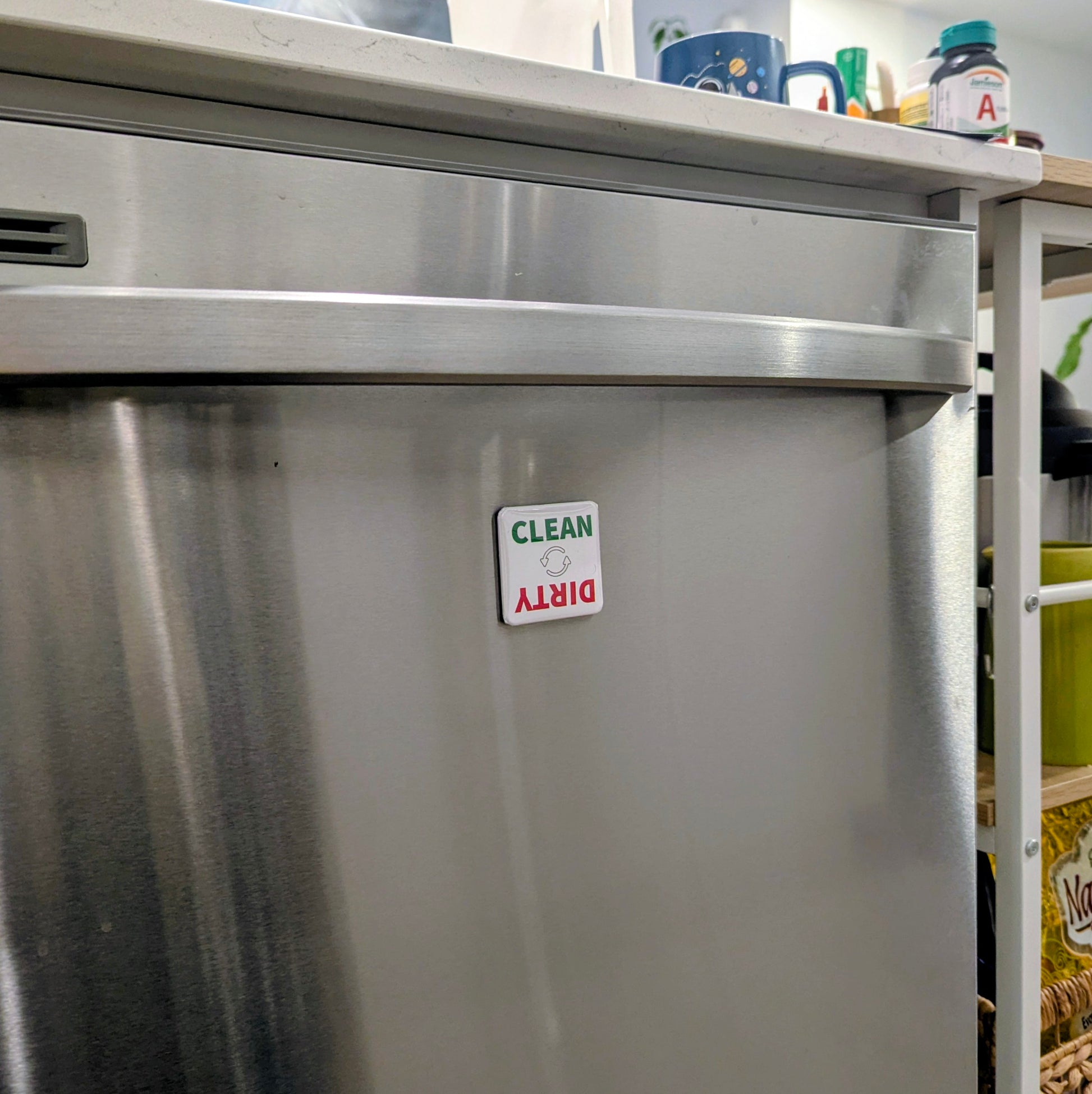 Clean-Dirty Rotating Dishwasher Magnet - PhiloPerse