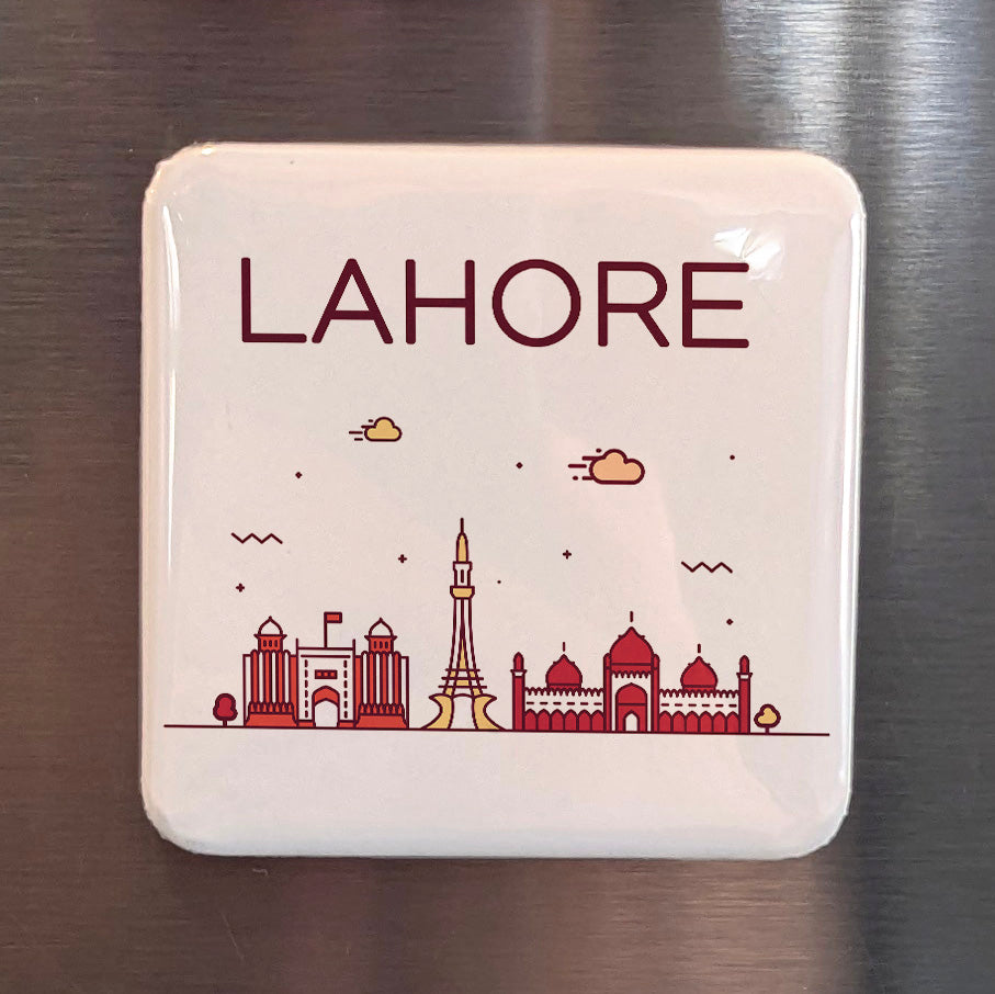 Lahore Pakistan Asia Magnet | Heart of Punjab City of Gardens and Mughals | 2x2 | Made in Canada
