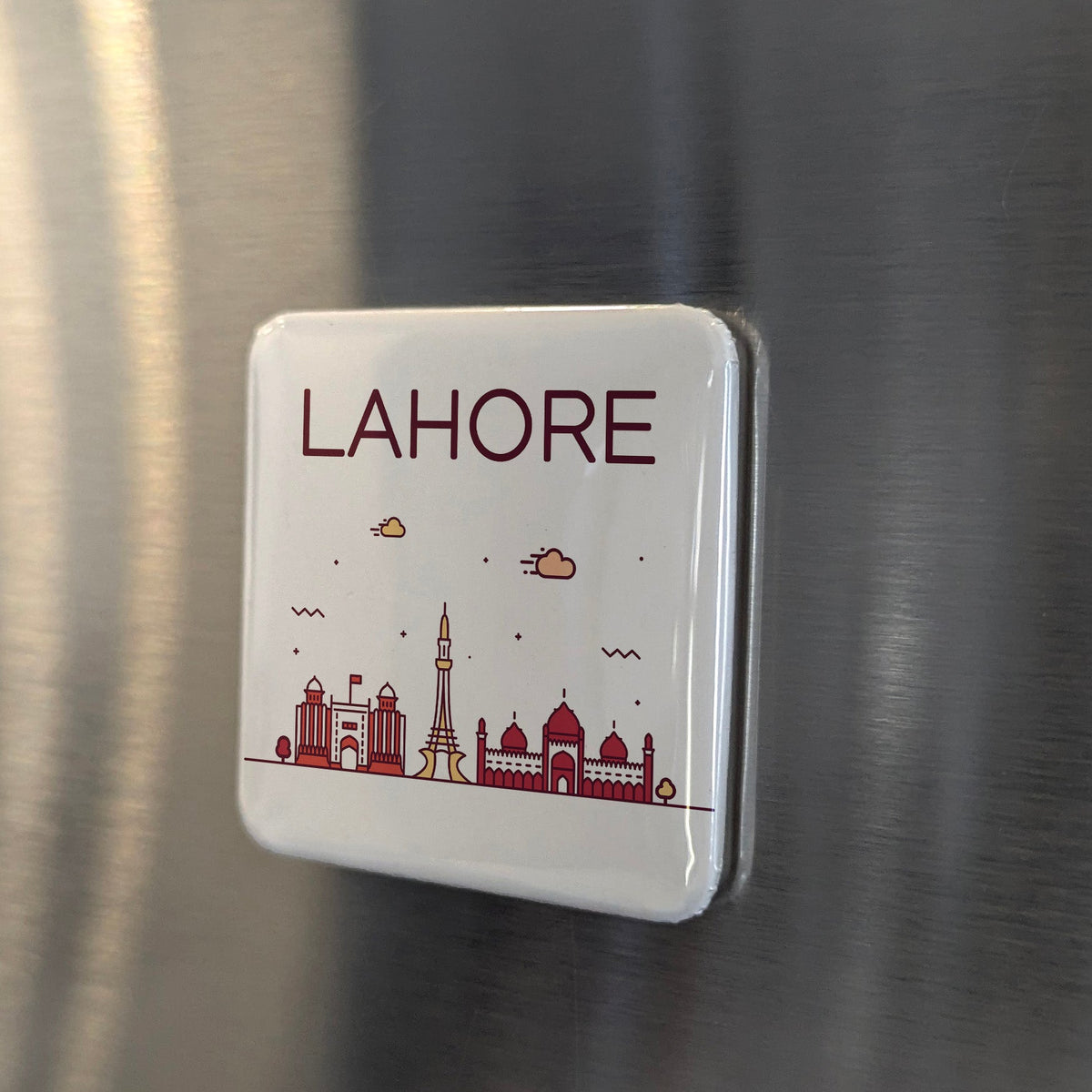 Lahore Pakistan Asia Magnet | Heart of Punjab City of Gardens and Mughals | 2x2 | Made in Canada