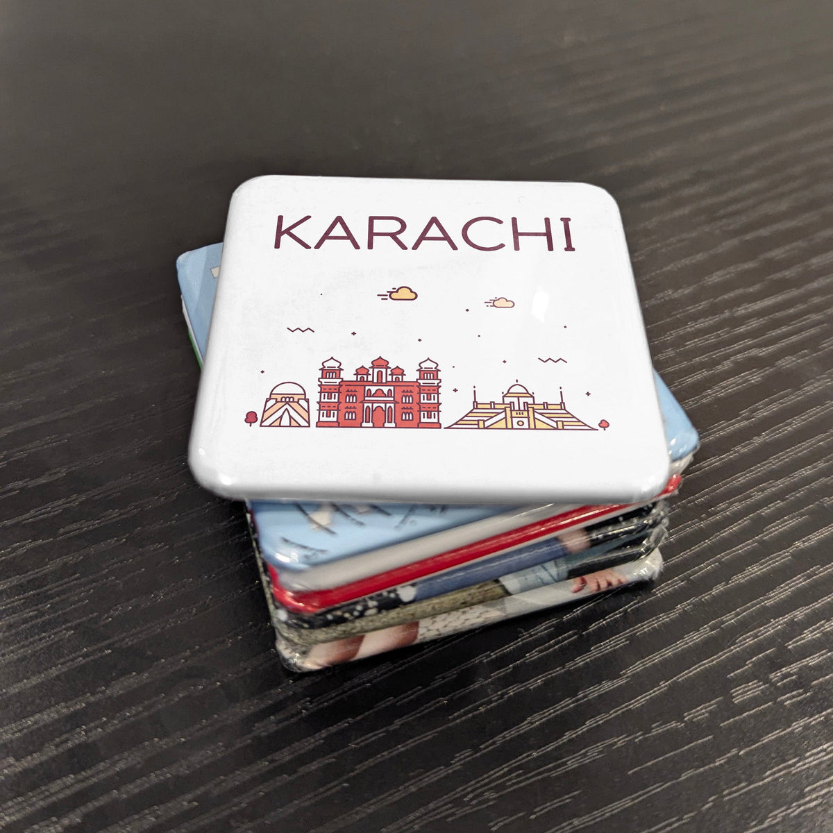 Karachi Pakistan Asia Magnet | City of Lights on the Arabian Sea | 2x2 | Made in Canada
