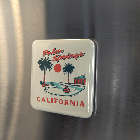 Palm Springs California Magnet | Desert Playground | 2x2 | Made in Canada - PhiloPerse