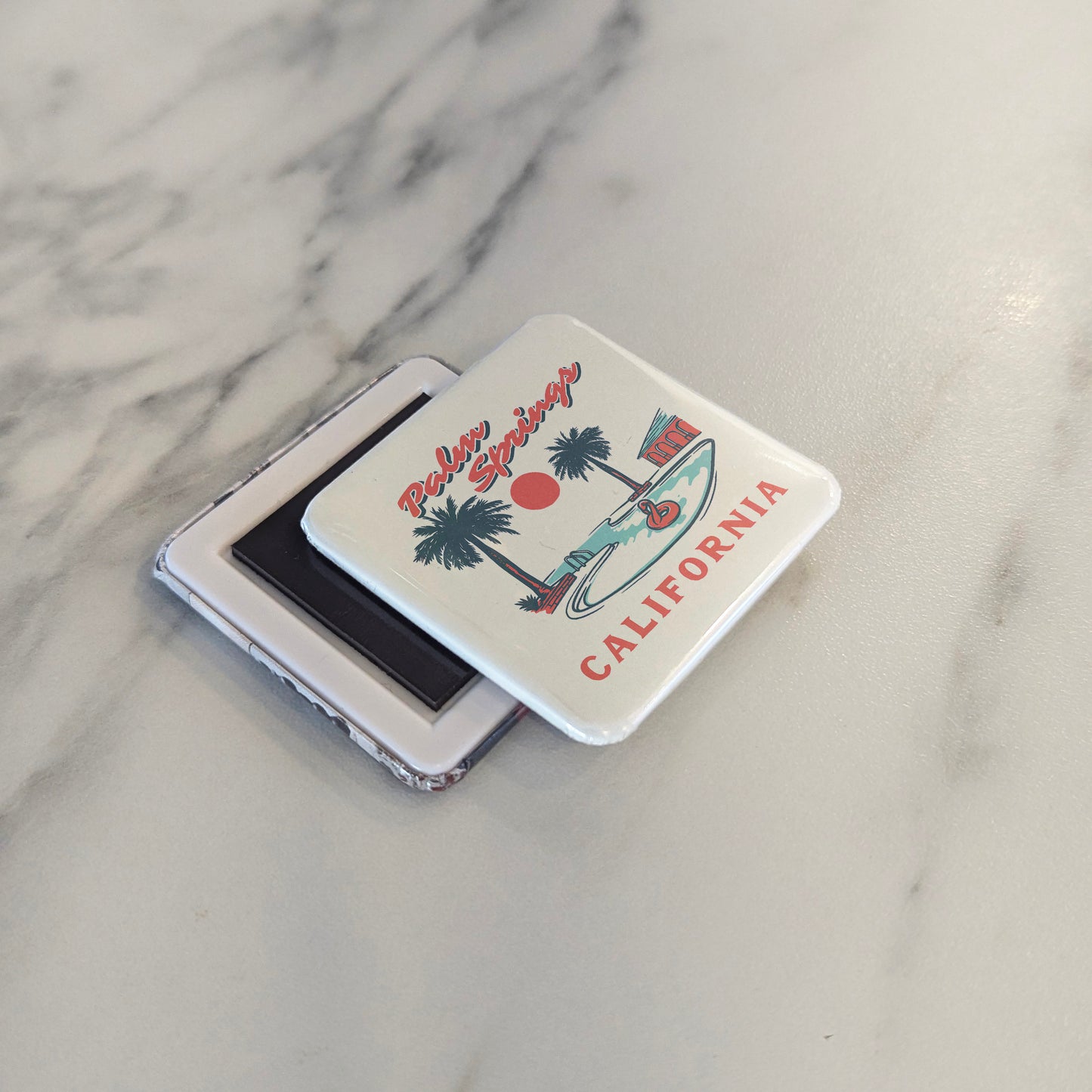 Palm Springs California Magnet | Desert Playground | 2x2 | Made in Canada - PhiloPerse