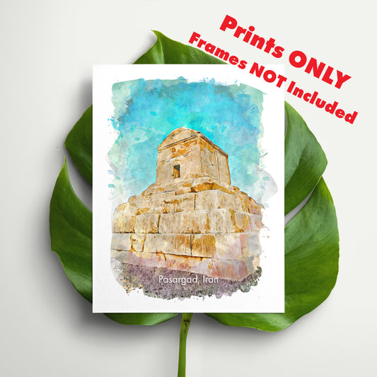 Pasargad Tomb of Cyrus, Iran, Art Print | 8×10 | Made in Canada - PhiloPerse