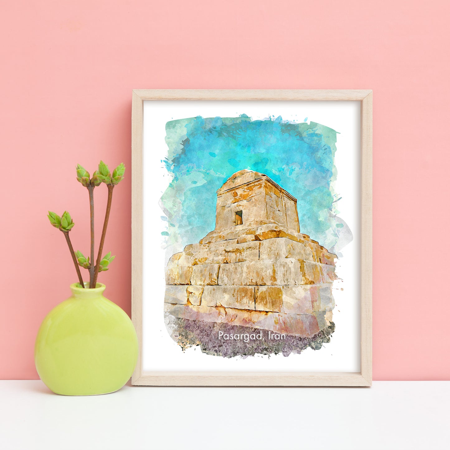 Pasargad Tomb of Cyrus, Iran, Art Print | 8×10 | Made in Canada - PhiloPerse