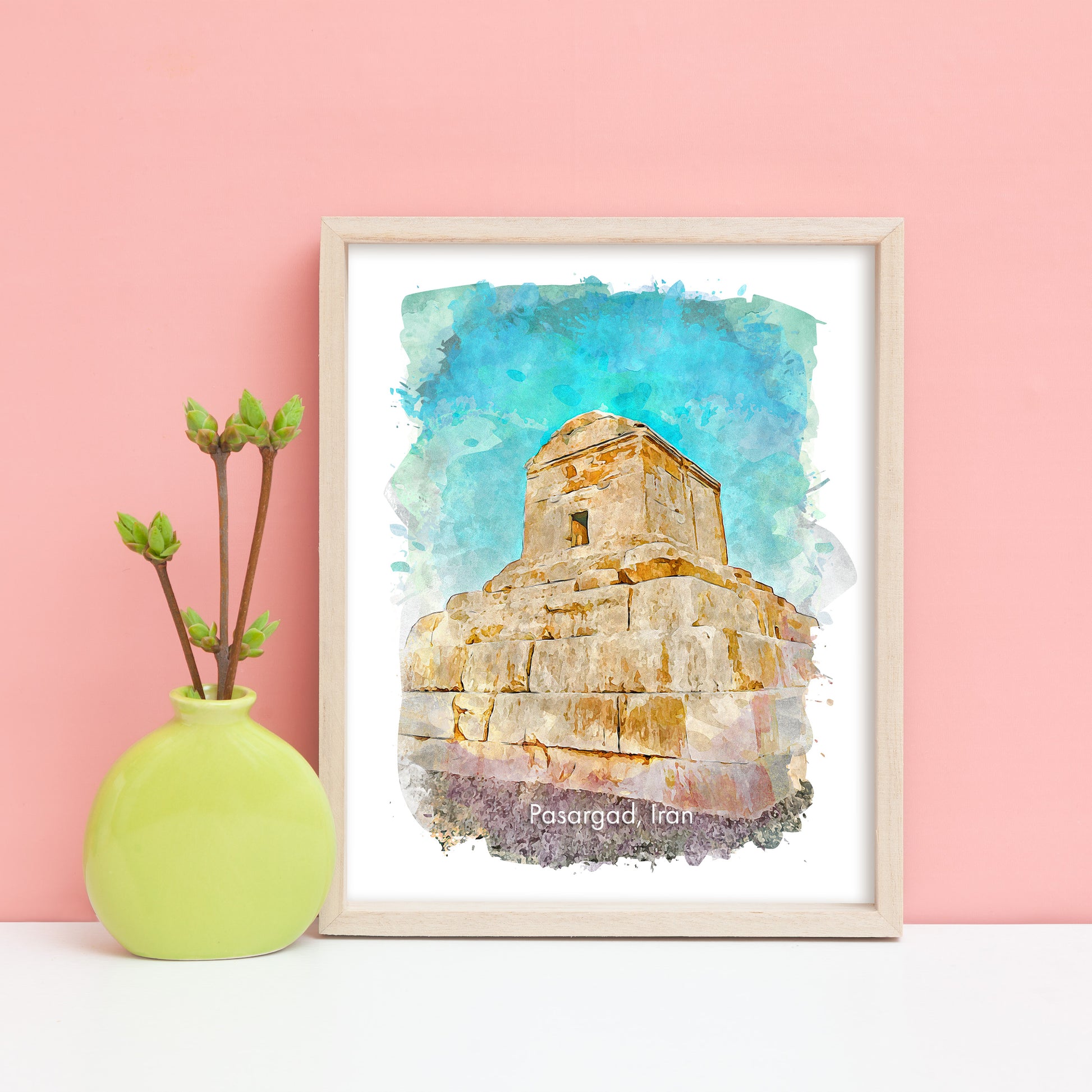 Pasargad Tomb of Cyrus, Iran, Art Print | 8×10 | Made in Canada - PhiloPerse