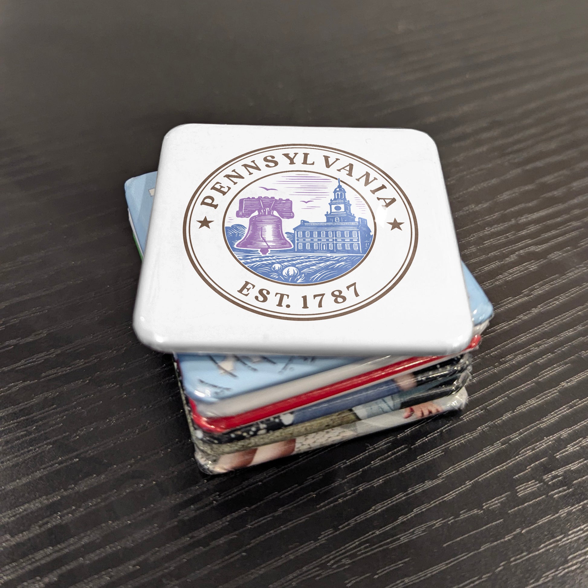 Pennsylvania Magnet | The Keystone State | 2×2 | Made in Canada - PhiloPerse