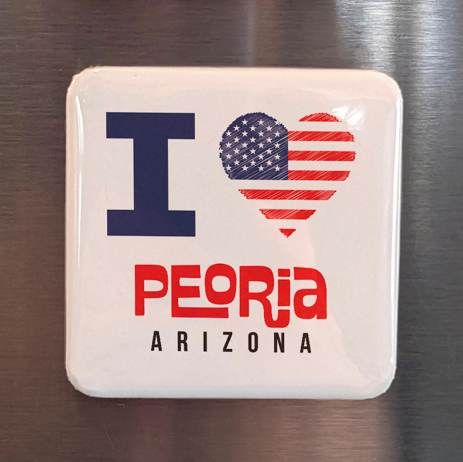 Peoria Arizona Magnet | Spring Training Capital | 2×2 | Made in Canada - PhiloPerse